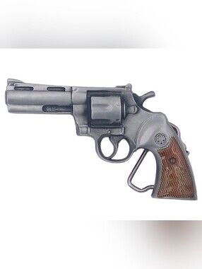 New Western Pistol Revolver Cowboy Belt Buckle